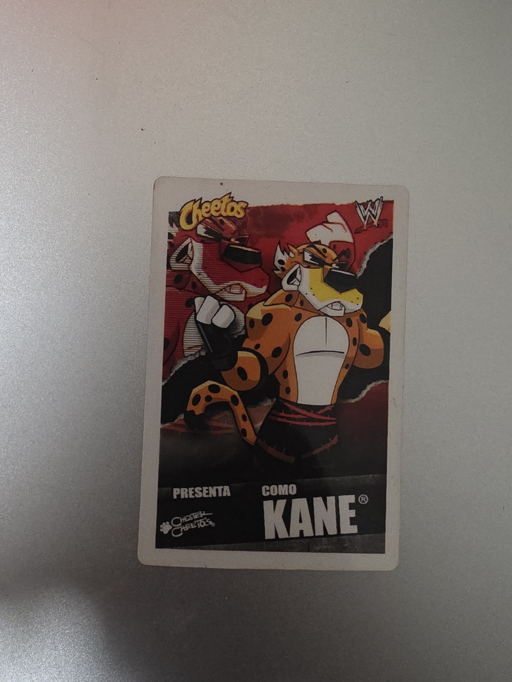 Sabritas Cheetos WWE Kane plastic card